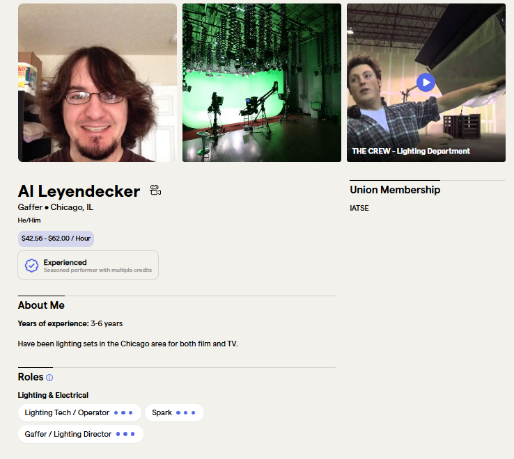 2025-05-02 14_17_04-Al Leyendecker - Professional Profile, Photos on Backstage - Gaffer.png